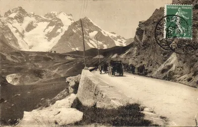 O Glacier do Homem — Rota do Lautaret — Editor LE DAUPHINÉ, n° 497