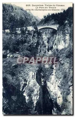 Ponte do Diabo — Vale do Vénéon — Dauphiné, perto de St-Christophe-en-Oisans