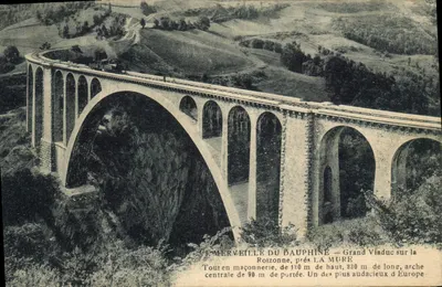 Grande Viaduto sobre a Roizonne — perto de LA MURE — Maravilha do Dauphiné