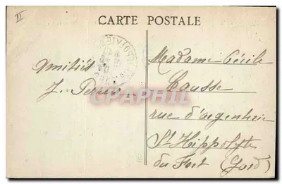 Arredores do Bourg-d'Oisans — L'Alpe d'Huez e a Chaîne de la Meije — Franquet, editada — Verso