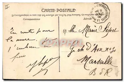 O Drac e o Ponte de Ponsonnas — Arredores de La Mure — Edição Dides-Terros, Grenoble — Verso