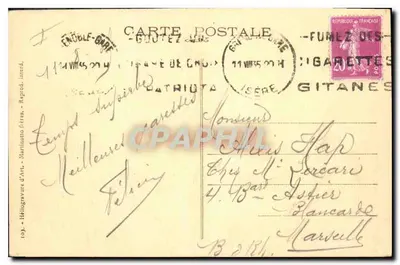 Grenoble - Hotel de Ville i Park Kwiatowy — Marf — Rewers