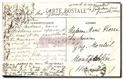 Grenoble — A Place Grenette e o Saint-Eynard — LL. n°58 — Verso