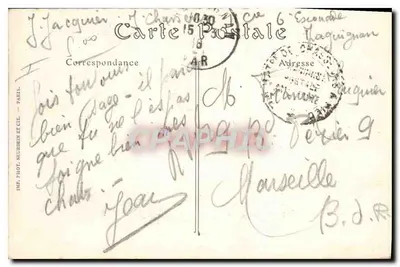 Draguignan — Wewnętrzny widok kaplicy Notre-Dame-du-Peuple — ND. Fot. — Rewers