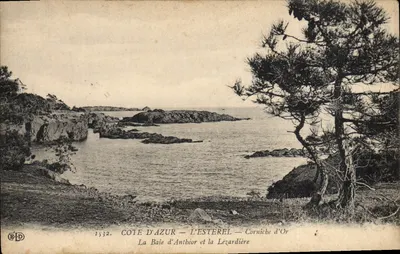 Côte d'Azur — L'Estérel — Corniche d'Or — La Baie d'Anthéor e a Lézardière — Éditeur E.P.D. n° 1532