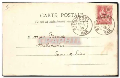 A Corniche d'or, Colanques, Cap Brun, Pointe de l'Esterel — Edição Gilletta, fot. Nier, n°483 — Verso