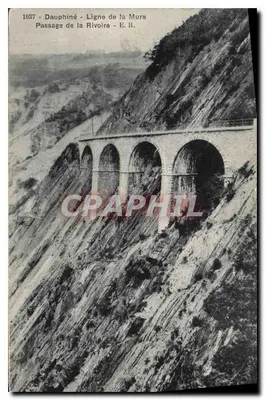 Passagem da Rivoire - Dauphiné — Linha da Mure - E.R. - n° 1037