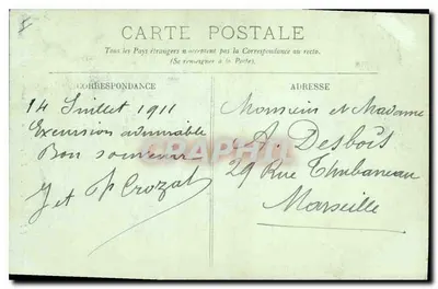 O Dauphiné — O Ponte da Goule noire — LL. — N° 328 — Verso
