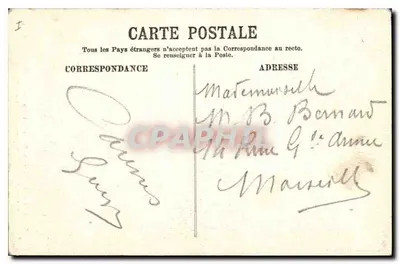 Dauphiné — Le Vercors. Trasa Grands-Goulets (zima) — Papeteria Alpów Eug. Robert, Grenoble. Fot. Rivière. Nr 4 — Rewers