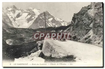 O Dauphiné — Estrada do Lautaret — Glaciar do Homem — LL.