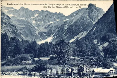 Arredores de La Mure, os picos do Valjouffrey, o passo de Aillot, o passo de Cotébelle e o Pico das Marnes (3057 m) — A.M.