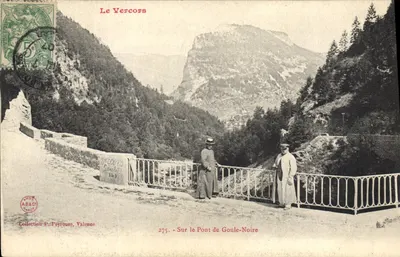 O Vercors — Sobre o Ponte de Goule-Noire — Fot. Peyrouze, Valence, n°275