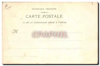 Stara pocztówka Roquefavour la gare — Rewers