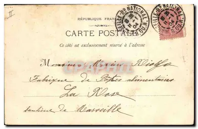 Roquefavour — Brzegi Arc — Fot. Lagour Marsbelle, n° 394 — Rewers
