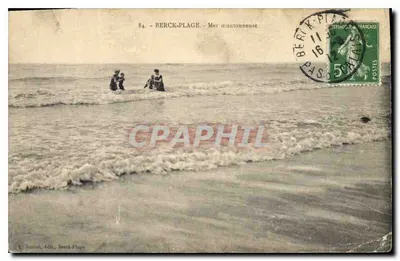 Berck-Plage — Mar ondulado — Journa, Edit., Berck-Plage