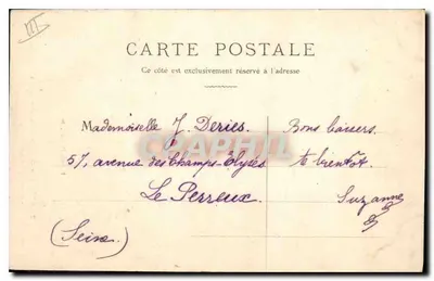 Wnętrze katedry Notre-Dame des Sables — Berck-Plage, le — Maison Ch. Dresson & A. Jessin-d'Arc, Berck-Plage — Rewers
