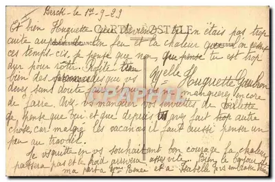 Berck-Plage — Dzień burzy — T.G. nr 646 — Rewers