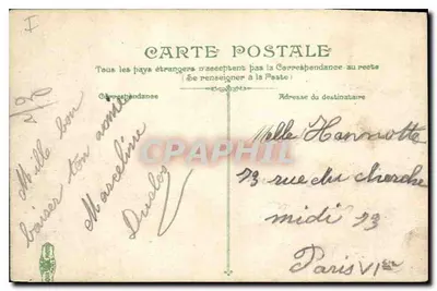 Bercq-Plage, Hora do Banho — editor L.V.J.C. n°1706 — Verso
