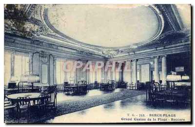 Grande Casino da Praia - Baccara — T.G. 752 — Berck-Plage