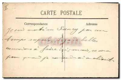 LE MONT-DORÉ - Vista geral — editor G. D'O., n° 1409 — Verso