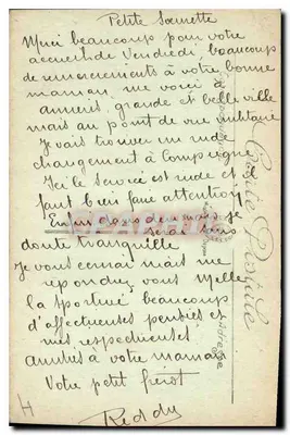 Amiens — A Catedral — L.L. — n°96 — Verso