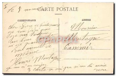 Amiens - Katedra - Wydanie C. N. n° 438 — Rewers