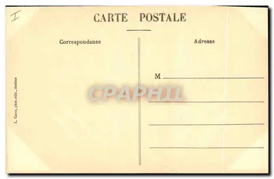 Amiens — Katedra — Centralny portal po stronie prawej — L. Carco, fot. i wyd., Amiens — Rewers