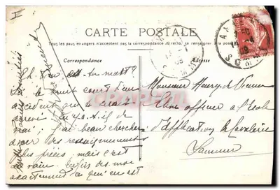 Amiens — Hotel de Ville — Wydawnictwo G. G. — Rewers