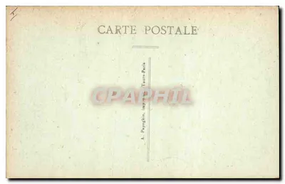 Amiens — De Rue Lamartine (hoek van de straat van de Drie Steenen) — A. Papéghin, Parijs — Achterkant