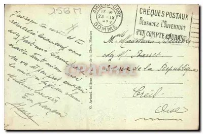 Amiens - The Museum — 73. Publisher G. Arnaud, publisher of the Closse — Back