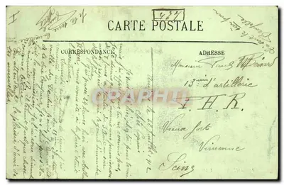 Amiens — L'Hôtel de Ville — LL. — n°39 — Verso