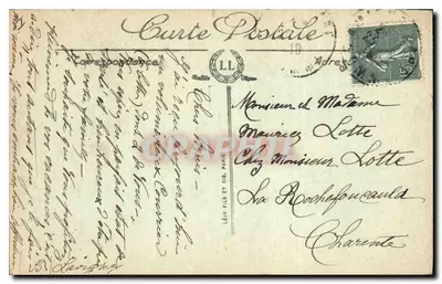 Amiens — A Catedral — LL, n° 245 — Verso