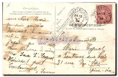 Amiens — De Kathedraal Gezien van voren — Graphphil, N° 7 — Achterkant