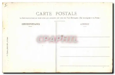 Amiens — Katedra — Fonts Baptystyczne (Zdeponowane) — L. Caron, fot. i wyd., Amiens — Rewers