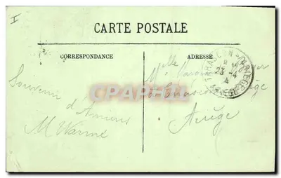 Amiens — Ogólny widok z wieży dzwonowej — LL — Rewers