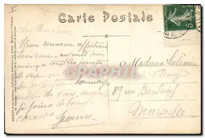 Amiens — Katedra — Katedra i wejście do chóru — Wydawca L. JARON, nr 326 — Rewers