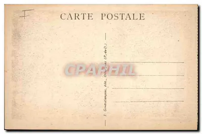 Clermont-Ferrand — Fontanna na placu Delille — g. D.O. - 358 — Rewers