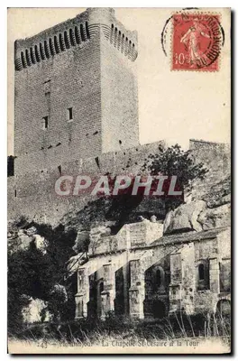 Montminjour — A Capela St-Césaire & a Torre — editor não visível