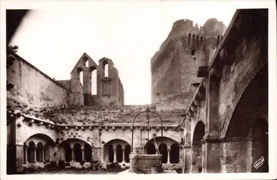 Cloître de Montmajour — ruínas e torre — Foto George, Arles-sur-Rhône
