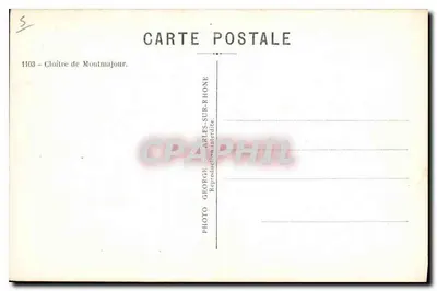 Cloître de Montmajour — ruínas e torre — Foto George, Arles-sur-Rhône — Verso