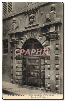Aix-en-Provence — Casa dos Galires (século XVII), Rue Grand Séminaire — Cliché Goltuna