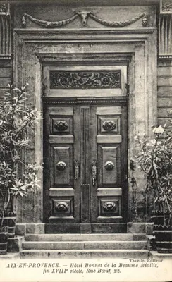 Aix-en-Provence — Hotel Bonnet de la Beaume, fin do século XVIII, Rue Bœuf, 22 — Tavelle, Editora