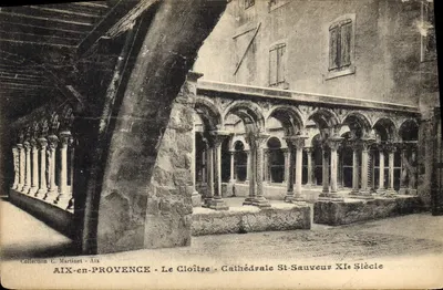 Aix-en-Provence - O Claustro - Catedral de São Salvador Século XI — Coleção C. Martinet