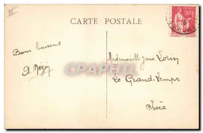 Marseille — Tunel Rove (dł. 7k. 100m.) — Kanał Marseilski do Rony — wydawnictwo Procel — Rewers