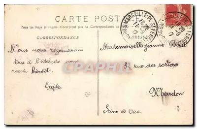 Les Baux — Wieża Sarrasine i Zamok — Fototypia R. Lacour — Marsylia — Rewers