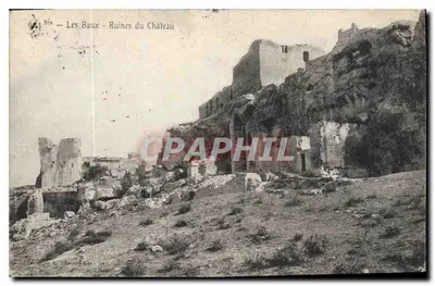 Les Baux - Ruínas do Castelo — Carte postale ancienne