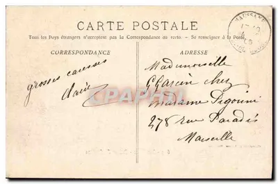 Les Baux - Ruïnes van het Kasteel — Fototypie E. Lacour - Marseille, n° 623 — Achterkant
