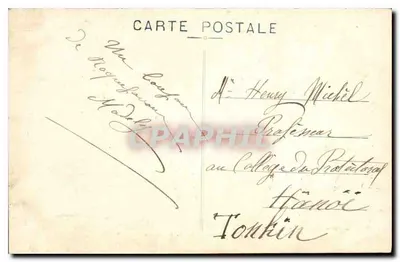 Roquefaavour — Wejście do klasztoru — Wydawnictwo Berttrand — Fotografia Garniet — Rewers