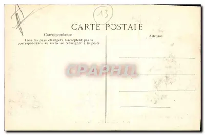 Les Baux — La Poterne — uitgever B.D. n°2201 — Achterkant