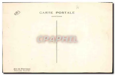 Aix-en-Provence — Panorama Nordeste — Carte postale — Verso